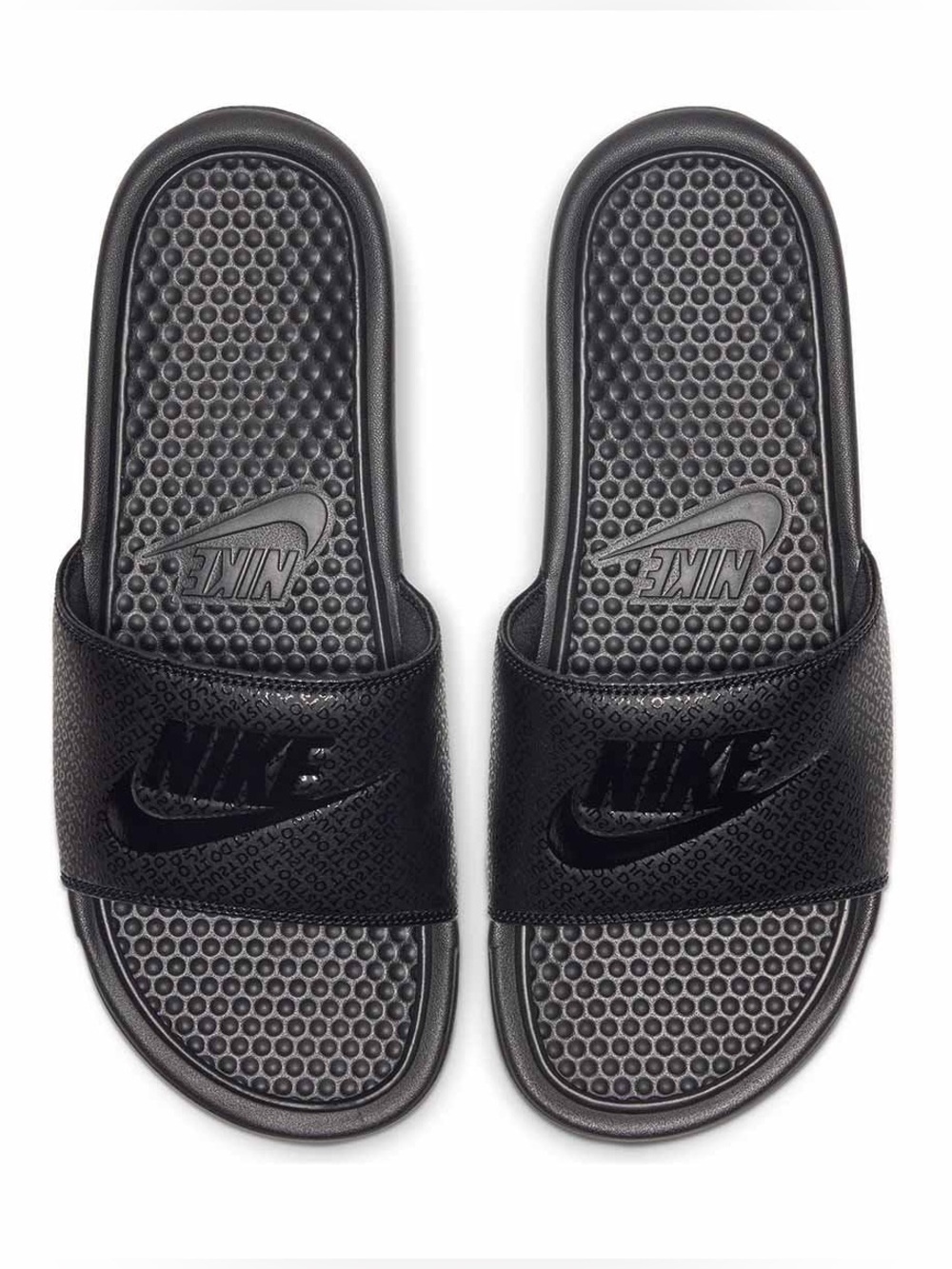 Nike Benassi JDI slides sandals in triple black Color men’s size 7